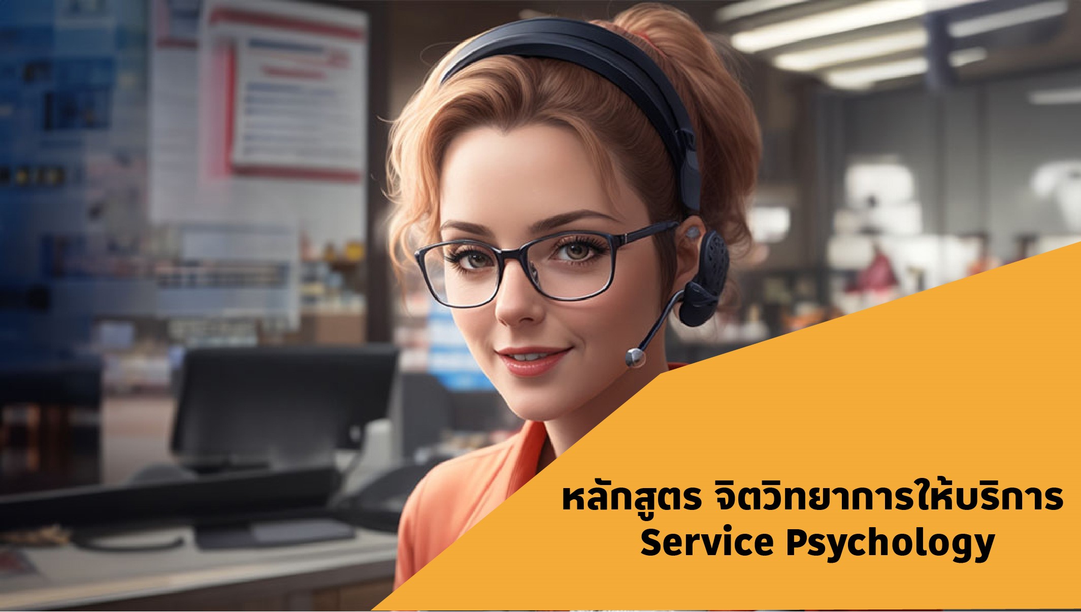 หลักสูตร จิตวิทยาการให้บริการ  (Service Psychology : Level 3) 